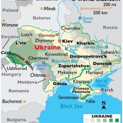 Political Map of Ukraine - from WorldAtlas.com