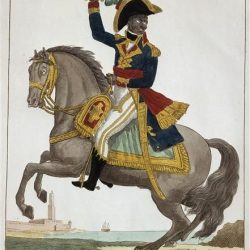 Poster of Toussaint L`Ouverture, haitian freedom general
