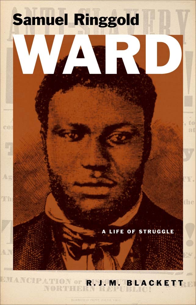 Book cover shows portrait of Samuel Ringgold Ward