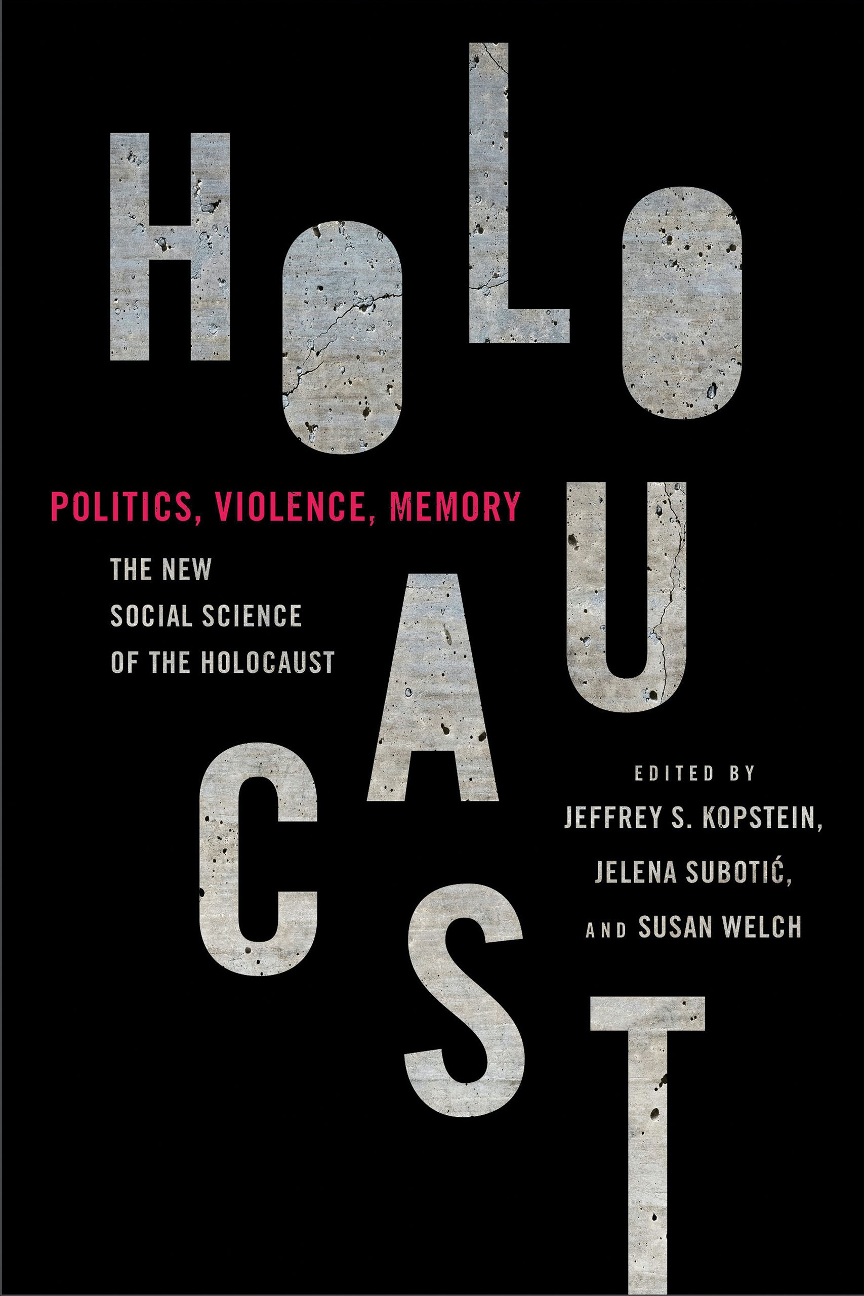Book cover of Politics, Violence, Memory of Holocaust